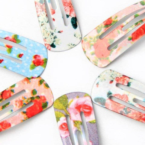 Card of 6 Floral Sleepies. 3cm