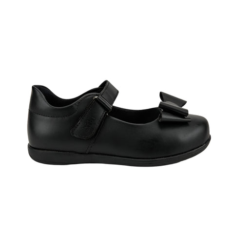 Bibi School Black Shoes with a bow