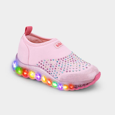 Roller Celebration Light-wave Sneakers in Flamingo Pink