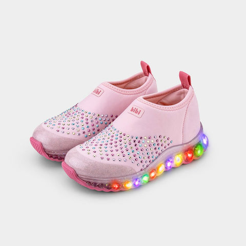 Roller Celebration Light-wave Sneakers in Flamingo Pink