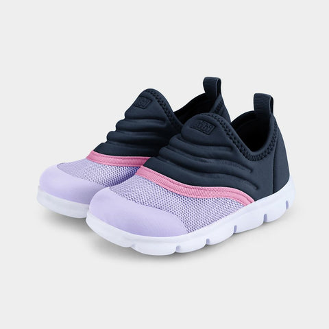 Bibi Energy Sneakers in Navy, Lavender and Pink