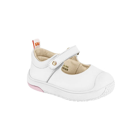Prewalker Ballerinas in White Leather