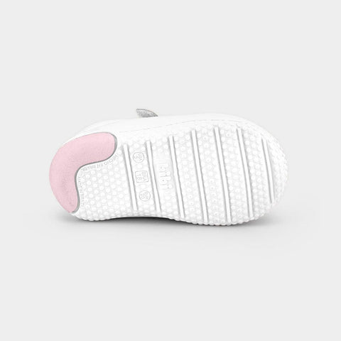 Prewalker Ballerinas in White Leather