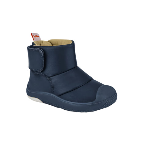 Pre-walker Leather Boots in Navy