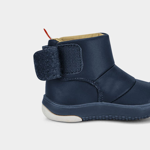 Pre-walker Leather Boots in Navy