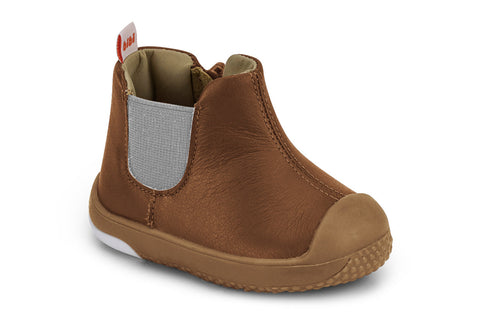 Bibi Prewalker Leather Boots in Brown