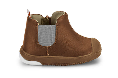 Bibi Prewalker Leather Boots in Brown
