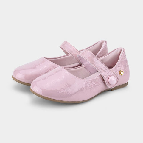 Bibi Ballerinas with Strap in Pink Leather