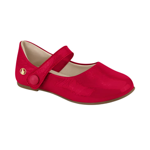 Bibi Ballerinas with Strap in Red Leather