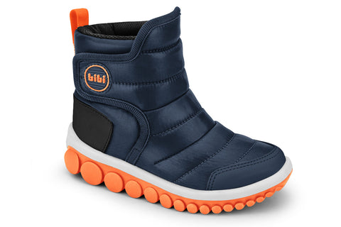 Roller Celebration Boots in Navy and Orange