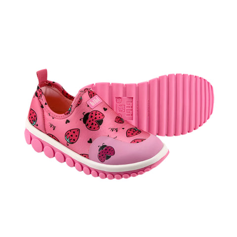 Roller Sneakers in Flamingo Pink