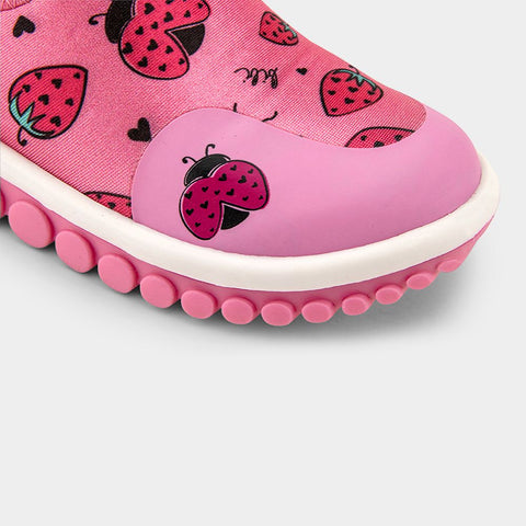 Roller Sneakers in Flamingo Pink