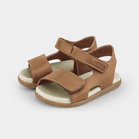 Bibi Baby Soft Leather Sandals in Caramel