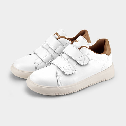 New Way Casual Leather Sneakers in White