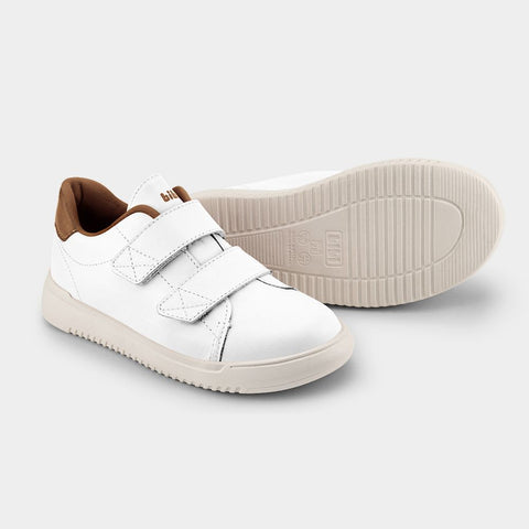 New Way Casual Leather Sneakers in White