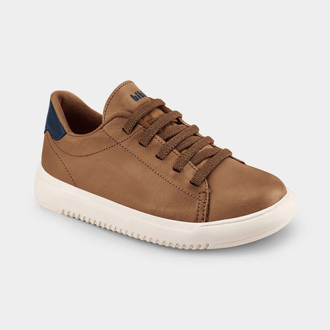 New Way Casual Leather Sneakers in Caramel