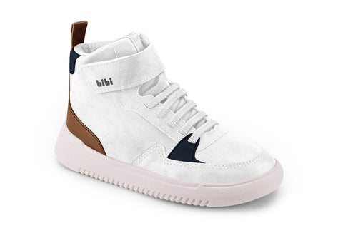 Bibi New Way Leather Ankle Boots in White