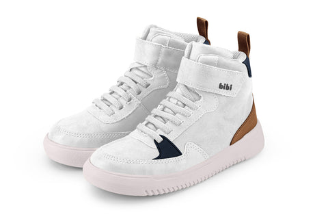 Bibi New Way Leather Ankle Boots in White