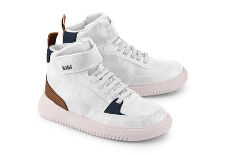 Bibi New Way Leather Ankle Boots in White