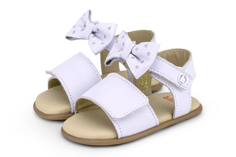 Bibi Afeto Leather Sandals in White