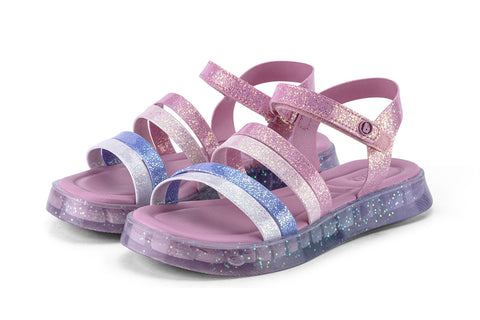 Bibi Plataforma Sandals Rosa Matte / White