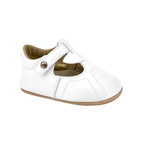 Bibi Joy Ballet Sneakers in White Leather