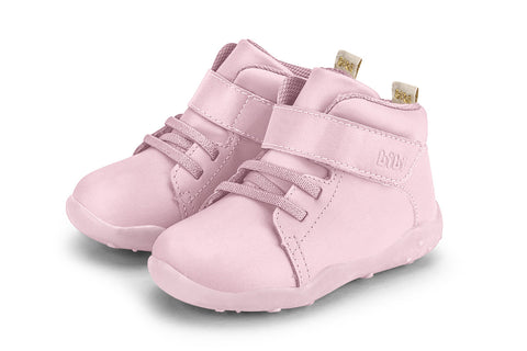 Bibi Fisioflex Originals High-top Leather Sneakers in Sugar Pink