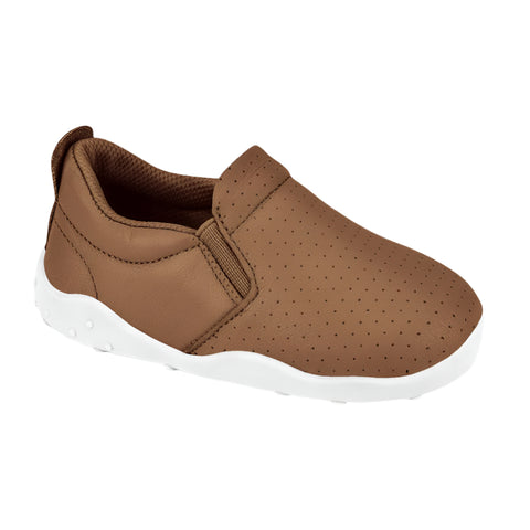 Bibi Fisioflex Originals Leather Sneakers in Caramel