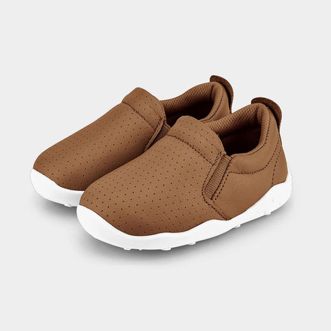 Bibi Fisioflex Originals Leather Sneakers in Caramel