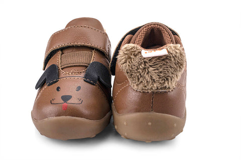 Bibi Fisioflex Originals Sneakers in Brown Leather