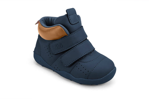 Bibi Fisioflex Originals Boots in Navy Leather