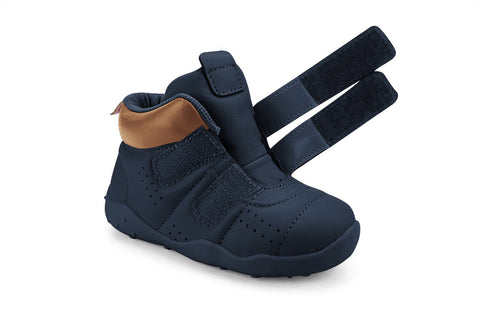 Bibi Fisioflex Originals Boots in Navy Leather