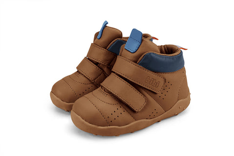 Bibi Fisioflex Originals Leather Boots in Caramel