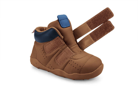 Bibi Fisioflex Originals Leather Boots in Caramel