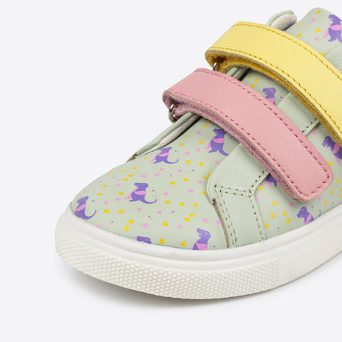 Pip & Henry Dino Might Sneakers Mint