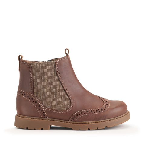Kids Chelsea Boots - Tan or Navy Leather