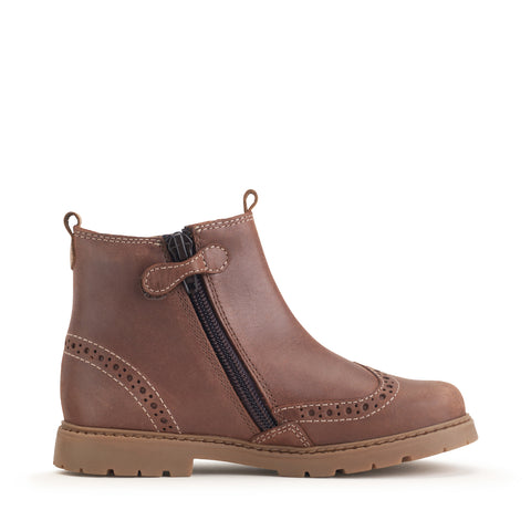 Kids Chelsea Boots - Tan or Navy Leather