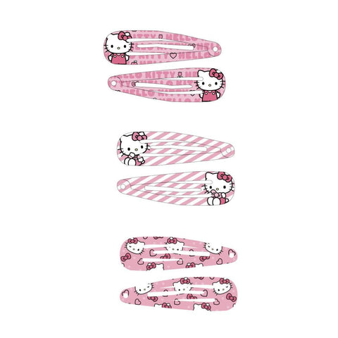 HAIR ACCESSORIES CLIPS 6 PIECES HELLO KITTY - 2500003220