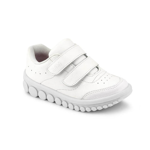 Roller Leather Sneakers in White
