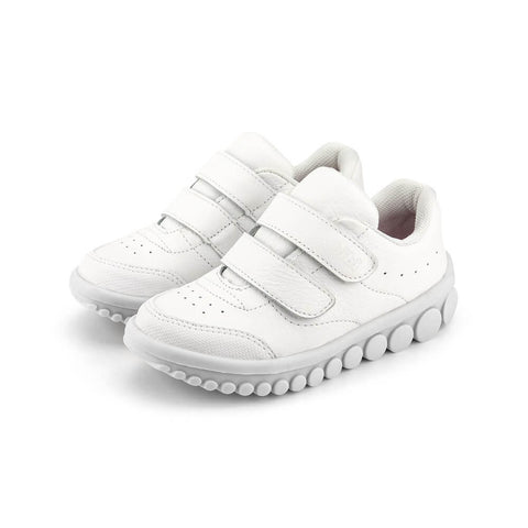 Roller Leather Sneakers in White