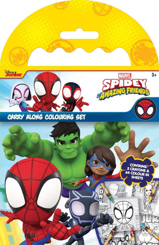 Spidey & Friends – Carry Along Colouring Set
