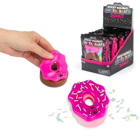 SCRUNCHEMS STICKY SQUISHY DONUT ASSORTED