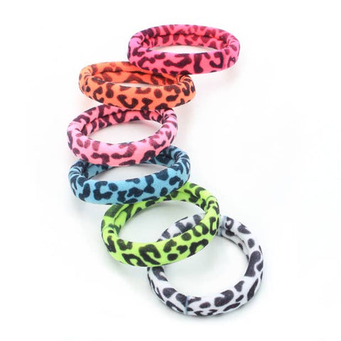 Bright Animal print endless jersey elastics