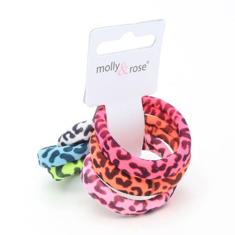 Bright Animal print endless jersey elastics