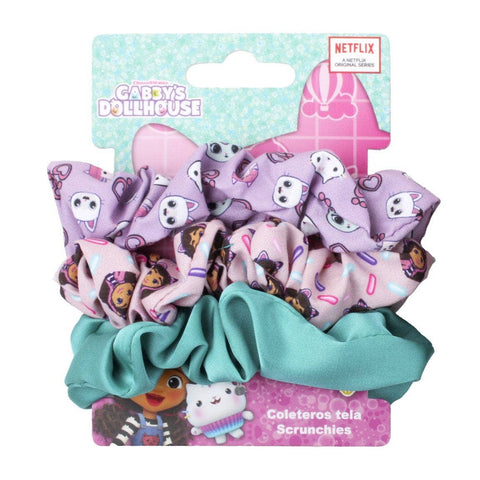 HAIR TIE 3 PIECES GABBY'S DOLLHOUSE - 2500003454