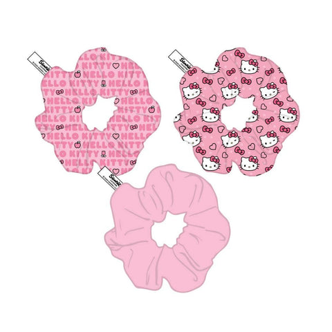 HELLO KITTY FABRIC SCRUNCHIE 3 PIECES - 2500003224
