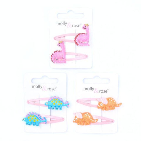 Dinosaur Motif hair Sleepies. 4cm