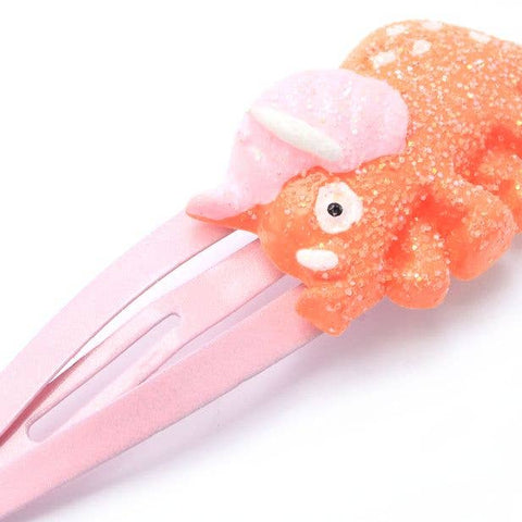 Dinosaur Motif hair Sleepies. 4cm