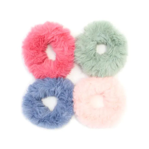 Scrunchie / Small size faux fur fabric