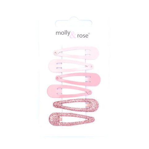 Sleepie / Card of 6 Pink tonal sleepies. 4cm